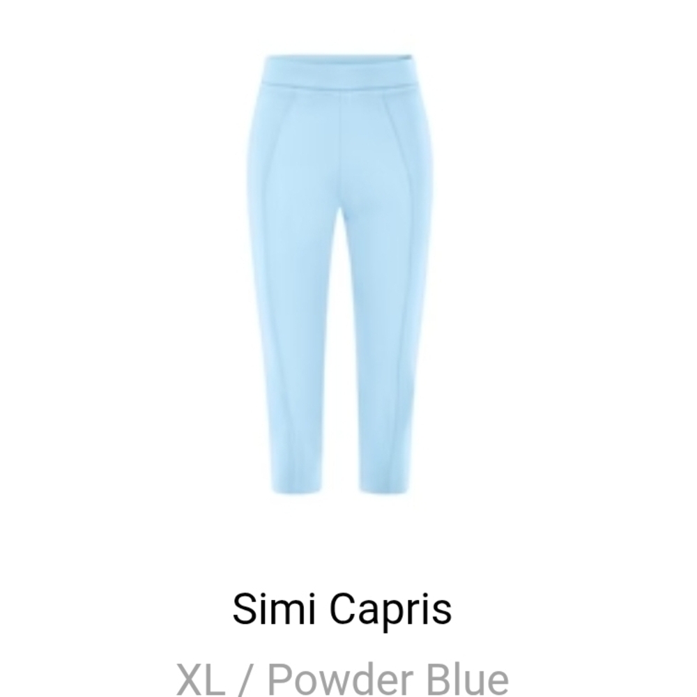 Muehleder Light Blue Simi Capris